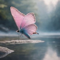 It flows from the top.